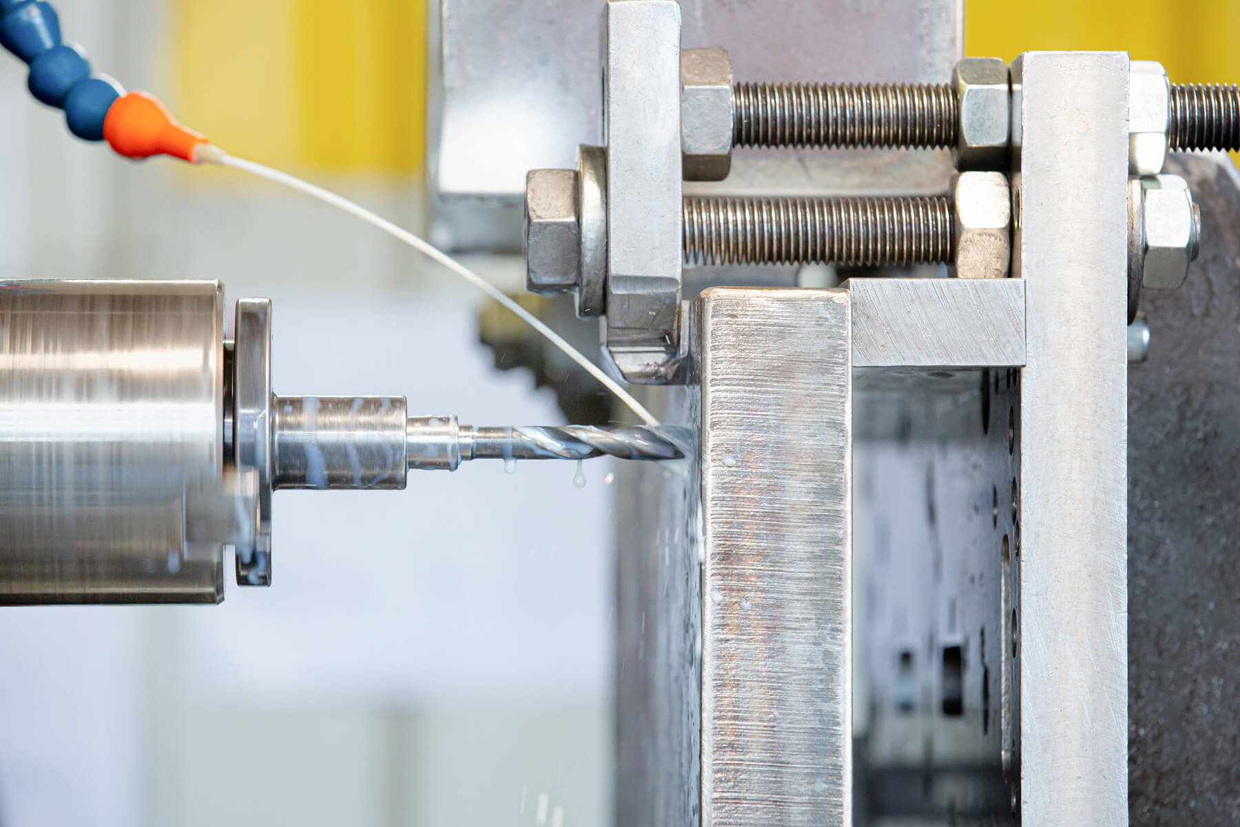 CNC Fräsmaschine im Einsatz